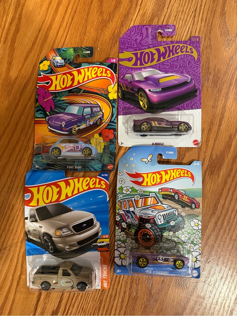 Hot wheels lot of 4